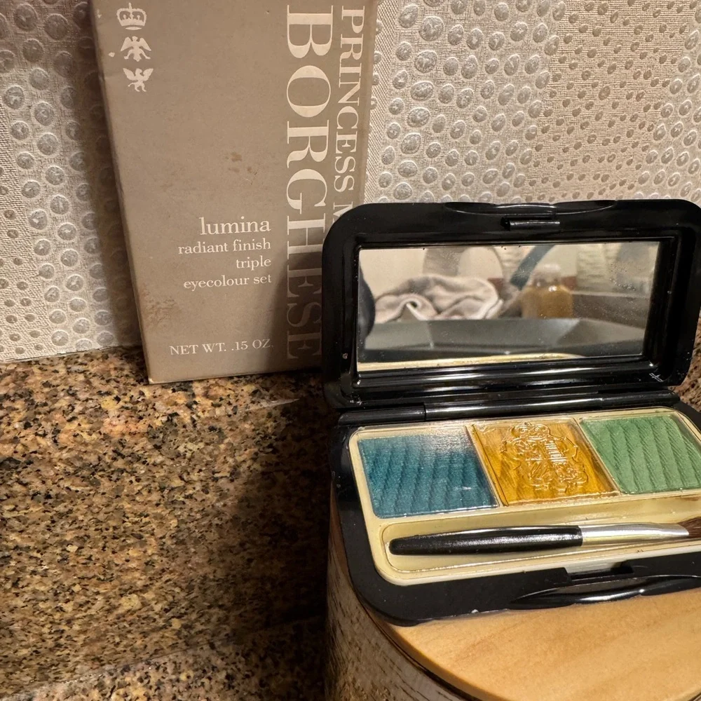 Princess Matchabelli Borghese Lumina Eyeshadow Set‎ OCEANO NIB